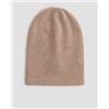 William Sharp Berretto Marrone In Cashmere Da Donna William Sharp