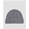 Polo Ralph Lauren Berretto Grigio In Cashmere Da Uomo Polo Ralph Lauren