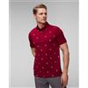 G/Fore Polo Bordeaux Da Uomo G/fore Embroidered Tech Jersey Polo