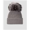 William Sharp Berretto Grigio In Cashmere Da Donna William Sharp