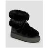 moon boot Stivali Da Neve Neri Con Pelliccia Da Donna Moon Boot Ltrack Faux Fur Wp New
