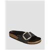 Birkenstock Ciabatte Nere Da Donna Birkenstock Madrid Oiled Leather Narrow