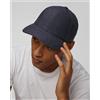 Varsity Cappellino Blu Di Lino Varsity Linen