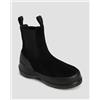moon boot Stivali Invernali Nere Da Donna Moon Boot Luna Chelsea Suede
