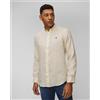 Polo Ralph Lauren Camicia Beige In Lino Da Uomo Polo Ralph Lauren