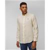 Polo Ralph Lauren Camicia Beige In Lino Da Uomo Polo Ralph Lauren