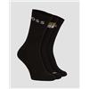 BOSS Calzini Da Uomo Hugo Boss 3p Qs Rib Stripe Neri