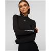 X-Bionic Maglietta A Maniche Lunge Termoattiva A Collo Alto Nera Da Donna X-bionic Energy Accumulator 4.0 Turtle Neck Lg Sl
