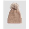 William Sharp Berretto Marrone In Cashmere Da Donna William Sharp