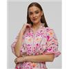 Juliet Dunn Abito Estivo Ricamato Da Donna Juliet Dunn Blouson Dress Mexican