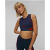 Adidas by Stella McCartney Top Sportivo Blu Scuro Da Donna Adidas By Stella Mccartney Truepace Crop