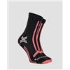 X-Socks Calzini Da Trail Da Donna X-socks Trailrun Discover Crew Nero-rosa