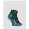 X-Socks Calzini Da Trekking Da Donna X-socks Trek Outdoor Low Cut Grigio-blu