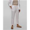 Deha Pantaloni Bianchi In Lino Da Donna Deha