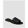 Dragon Diffusion Ciabatte In Pelle Da Donna Dragon Diffusion Zig Zag Nere