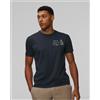 Mc2 Saint Barth T-shirt Blu Scuro Con Stampa Da Uomo Mc2 Saint Barth