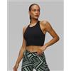 Casall Top Sportivo Da Donna Casall Multi Rib Seamless Padded Sports Top Nero