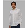 Polo Ralph Lauren Camicia Bianca In Lino Da Uomo Polo Ralph Lauren