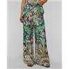 Camilla Pantaloni In Seta Da Donna Camilla Wide Leg