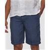 120% Lino Shorts In Lino Da Uomo 120% Slim Fit Chino Shorts