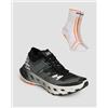 X-Bionic Scarpe Da Corsa Trail Unisex X-bionic Terraskin X02 Nero-bianche + Calzini Tecnici