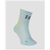 On Calzini Da Corsa On Performance Run Sock High Blu-gialli
