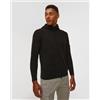 CP Company Felpa Da Uomo C.p. Company Lambswool Grs Hooded Full Zip Sweater Nera