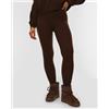 Allude Leggings Marroni In Lana-cashmere Da Donna Allude