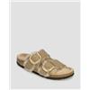Birkenstock Ciabatte Marrone Chiaro Da Donna Birkenstock Arizona Bb Shearling Leoi Narrow