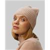 Allude Berretto Beige In Cashmere Da Donna Allude