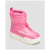 Moon Boot Stivali Da Neve Rosa Per Bambini Moon Boot Jr Park Tube Mid Glitter Wp