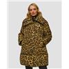 Goldbergh Piumino Lungo Leopardato Da Donna Goldbergh Zosha