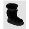 Moon Boot Scarpe Invernali Nere Da Donna Moon Boot Ltrack Faux Fur High Wp