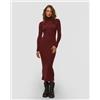Goldbergh Abito Lungo In Maglia Bordeaux Da Donna Goldbergh Mireille