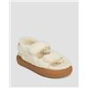 Moon Boot Sandali In Lana Di Pecora Da Donna Moon Boot Shearling Sandal