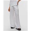 Deha Pantaloni Bianchi In Viscosa Da Donna Deha