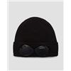 CP Company Berretto Da Uomo C.p. Company Cotton Goggle Beanie Nero