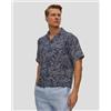 Paul and Shark Camicia Di Lino A Maniche Corte Da Uomo Paul&shark