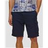 Paul and Shark Shorts Blu Scuro Con Lino Da Uomo Paul&shark