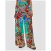 Camilla Pantaloni In Seta Da Donna Camilla Straight Leg Pant