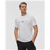 CP Company T-shirt Da Uomo C.p. Company 30/1 Jersey Short Sleeve Chest Logo Bianca