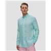 Polo Ralph Lauren Camicia Blu In Lino Da Uomo Polo Ralph Lauren