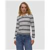 Frame Polo In Lino A Maniche Lunghe Da Donna Frame The Striped Polo