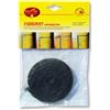 Best Fire Guarnizione piatta autoadesiva best fire fibrovet in fibra ceramica, 10 mm x 2,5 mt