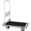 EuroGarden Carrello trasporto pieghevole eurogarden con manico e ruote pivotanti in acciaio portata 150 kg 73,3x47,7x83 cm