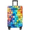Tripnuo Elastico Coperture per Valigie Applicare alla 18 ''-32 ''Valigie, Custodie Protettive per Valigie Accessori di Viaggio Luggage Protector Suitcase Cover (Block, S)