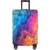 Tripnuo Elastico Coperture per Valigie Applicare alla 18 ''-32 ''Valigie, Custodie Protettive per Valigie Accessori di Viaggio Luggage Protector Suitcase Cover (Flame, S)