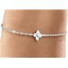 Kabwea S925 - Bracciale da donna in argento Sterling 925, a quadrifoglio, in oro, in confezione regalo da 7 x 7 x 1,5 cm, gold, L
