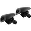 Inovey Auto Tergicristallo Anteriore Ugello Ugello Spray Parabrezza 6438Z1 6438Ca 643871 Compatibile Con Peugeot 206 407 -nero -2 pezzi