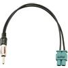 Goliton Connects 2 CT27AA51 - Adattatore Antenna DIN per Antenna Compatibile con Audi/Volkswagen Double Fakra - CT27AA51